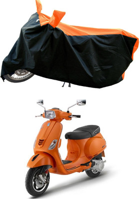 DeepShakshi AUTOMOTIVE Waterproof Two Wheeler Cover for Vespa(VXL 125 BS6, Orange)