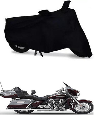 APNEK Waterproof Two Wheeler Cover for Harley Davidson(CVO Limited, Black)