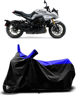VESMEI Two Wheeler Cover for Suzuki(Katana BS6, Blue)