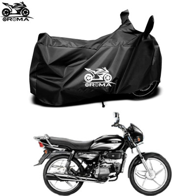 AutoGalaxy Waterproof Two Wheeler Cover for Hero(Splendor Plus, Black)