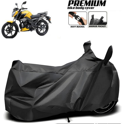 smwzxyu Waterproof Two Wheeler Cover for Universal For Bike(Raider, Black)