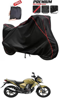DeepShakshi AUTOMOTIVE Two Wheeler Cover for Honda(Dazzler, Black)