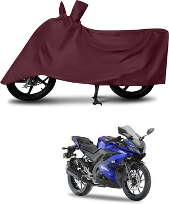 DeepShakshi AUTOMOTIVE Waterproof Two Wheeler Cover for Yamaha(YZF R15 V3, Maroon)