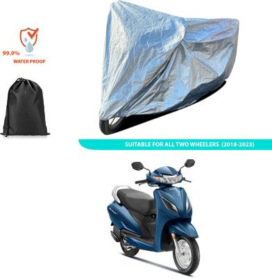 CODOKI Waterproof Two Wheeler Cover for Honda(Activa 6G, Silver)