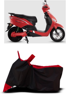 VESMEI Two Wheeler Cover for Hero(Electric, Red)