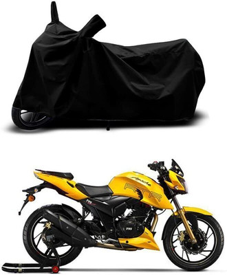 DeepShakshi AUTOMOTIVE Two Wheeler Cover for TVS(Apache RTR 310, Black)
