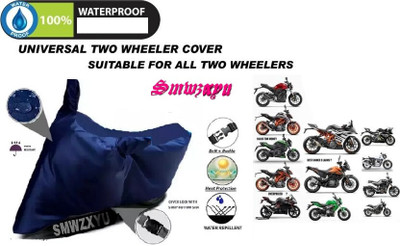 SK AUTO Waterproof Two Wheeler Cover for TVS, Yamaha, KTM, Bajaj, Royal Enfield(Pulsar, Blue)