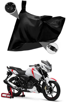DeepShakshi AUTOMOTIVE Waterproof Two Wheeler Cover for TVS(BS6, Black)