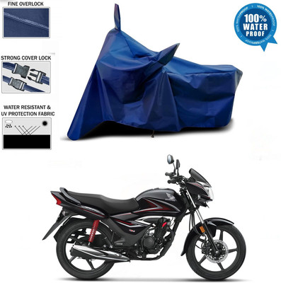 DeepShakshi AUTOMOTIVE Waterproof Two Wheeler Cover for Honda(Shine, Blue)