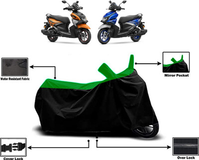 Amexride Two Wheeler Cover for Yamaha(RayZR 125 Fi, Green)