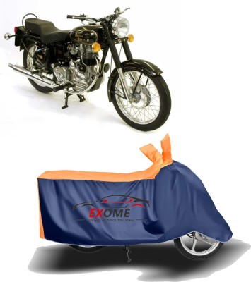 EXOME Two Wheeler Cover for Royal Enfield(Bullet 500, Orange)