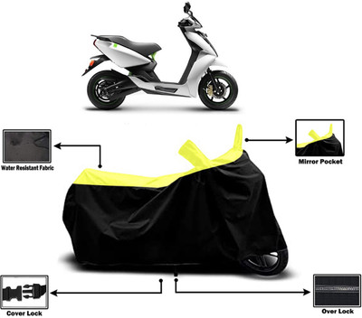 Amexride Two Wheeler Cover for Ather(450 X, Yellow)