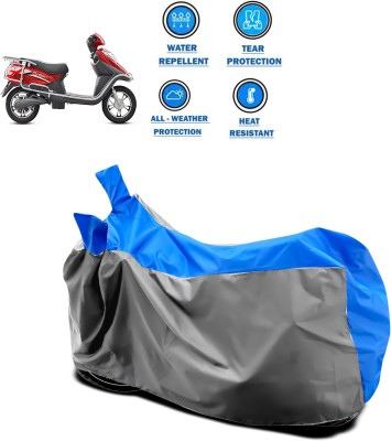 DeepShakshi AUTOMOTIVE Two Wheeler Cover for Hero(Electric Flash, Grey, Blue)