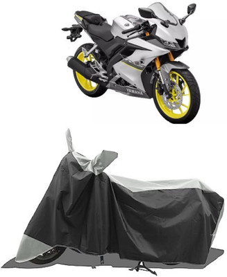 GROFATIK Two Wheeler Cover for Yamaha(R15 V3, Grey)