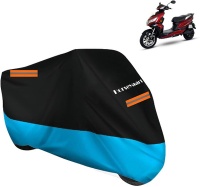 Horseyaart Waterproof Two Wheeler Cover for Okinawa(Raise BS6, Blue)