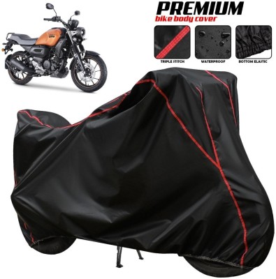 xodi Two Wheeler Cover for Yamaha(FZ-X, Black, Red, Multicolor)