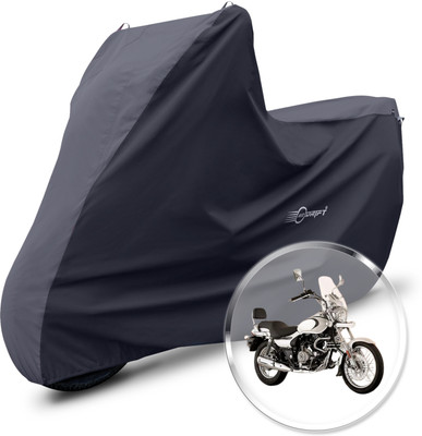 Neodrift Two Wheeler Cover for Bajaj(Avenger 220 Cruise, Grey, Black)