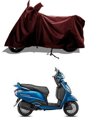 GROFATIK Two Wheeler Cover for Hero(Motocorp Maestro Electric, Maroon)