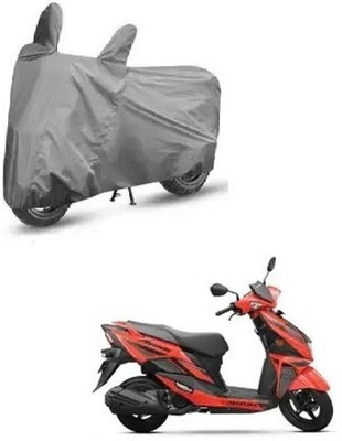 Tritika Waterproof Two Wheeler Cover for Suzuki(Avenis 125, Grey)