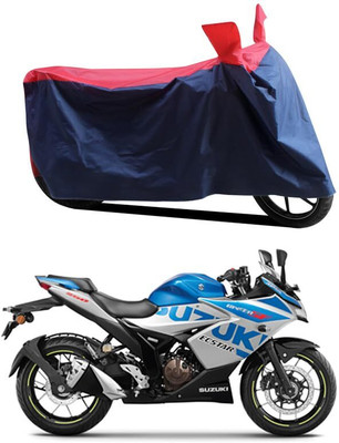 AASHTIK MART Two Wheeler Cover for Suzuki(Gixxer SF 250, Red, Blue)