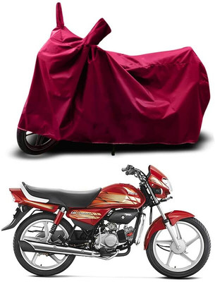 KEDIT Two Wheeler Cover for Hero(HF Deluxe Eco, Maroon)