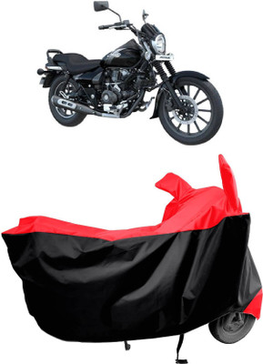 KEDIT Two Wheeler Cover for Bajaj(Avenger 180 Street, Red)