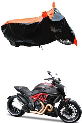 VESMEI Two Wheeler Cover for Ducati(Diavel, Orange)