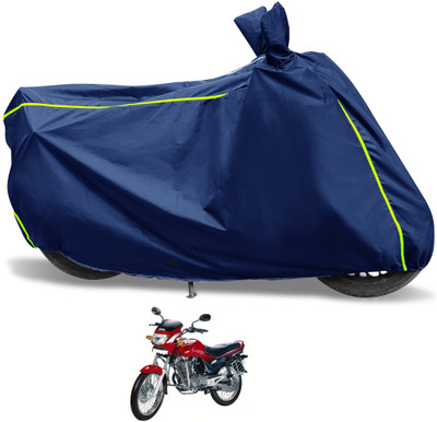 Euro Care Waterproof Two Wheeler Cover for Hero(Ambition, Blue)