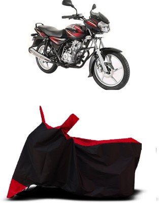 VESMEI Two Wheeler Cover for Bajaj(Discover 125 DTS-i, Red)