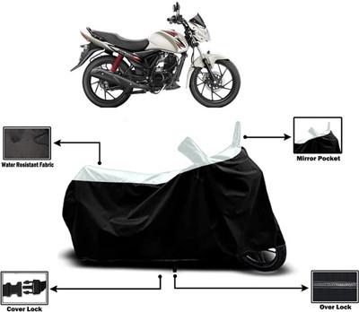 Amexride Two Wheeler Cover for Suzuki(Sling Shot Plus, White)