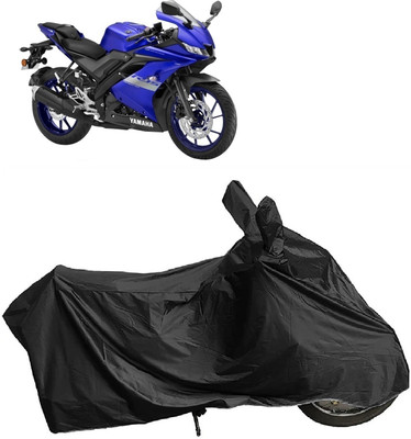 DIGGU Two Wheeler Cover for Yamaha(YZF-R15 V3 BS6, Black)