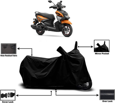 KEDIT Two Wheeler Cover for Yamaha(RayZR 125 Fi, Black)