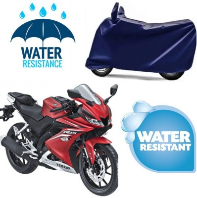 Mdstar Waterproof Two Wheeler Cover for Yamaha(YZF R15 Ver 2.0, Blue)