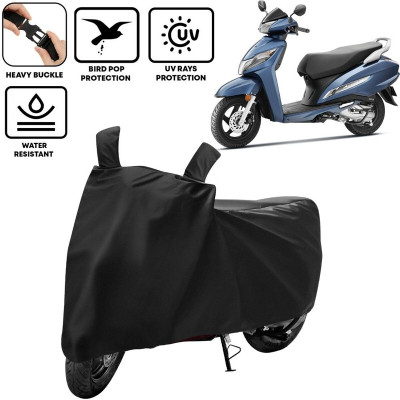 kerwa Two Wheeler Cover for Honda(Activa 125, Black)