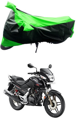 Mdstar Waterproof Two Wheeler Cover for Hero(CBZ, Green, Black)
