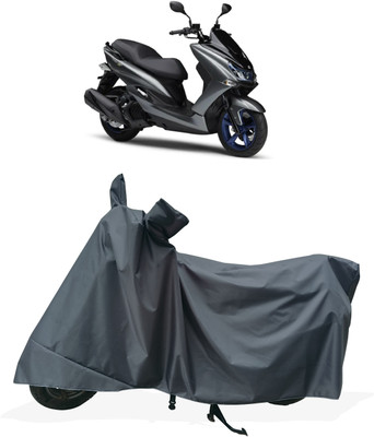 Tricway Two Wheeler Cover for Yamaha(Majesty S 155 maxi BS6, Grey)