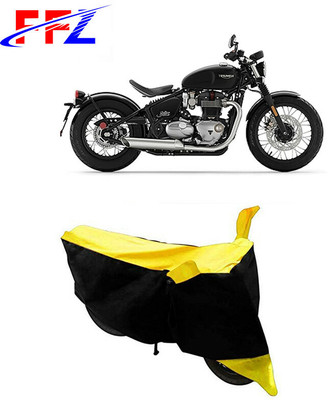 FFZ Waterproof Two Wheeler Cover for Triumph(Bonneville Bobber, Black, Yellow)