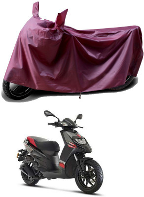 THE REAL ARV Waterproof Two Wheeler Cover for Aprilia(Storm 125, Maroon)