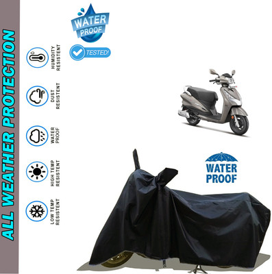 AutoGalaxy Waterproof Two Wheeler Cover for Hero(Destini 125, Black)