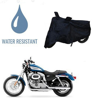 MMSSTAR Waterproof Two Wheeler Cover for Harley Davidson(XL 883, Black)