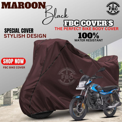 AUTOCAD Waterproof Two Wheeler Cover for Bajaj(Platina, Maroon)