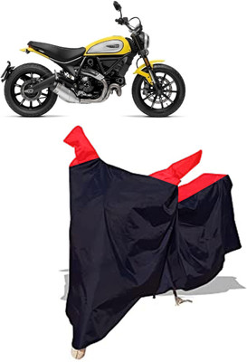 Amexride Two Wheeler Cover for Ducati(Scrambler Icon, Black)
