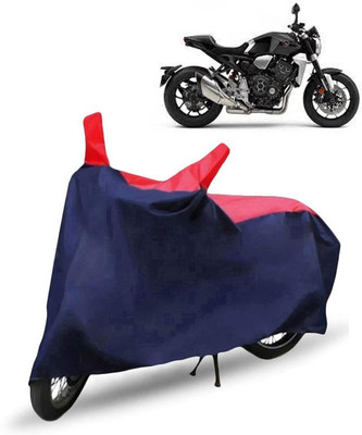 Mdstar Waterproof Two Wheeler Cover for Honda(CB1000R Plus, Red, Blue)