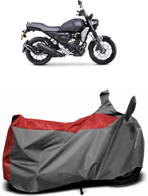 Mdstar Waterproof Two Wheeler Cover for Yamaha(FZ-X, Red, Grey)