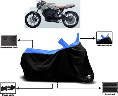 Amexride Two Wheeler Cover for Revolt(RV Cafe Racer, Multicolor)