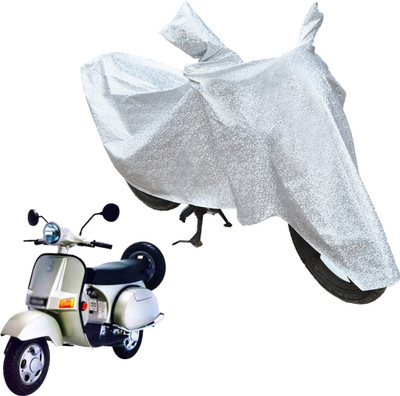 RiderShine Waterproof Two Wheeler Cover for Bajaj(Chetak, Silver)