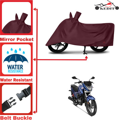 AASHTIK MART Two Wheeler Cover for Hero(Glamour i3s, Maroon)