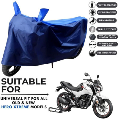 ZAQE Two Wheeler Cover for Hero(Xtreme 200R, Blue, Blue)