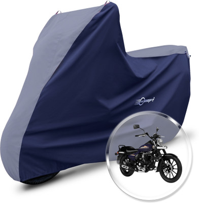 Neodrift Two Wheeler Cover for Bajaj(Avenger 150 Street, Grey, Blue)