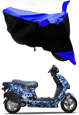 Furious3D Two Wheeler Cover for Hero(Electric AXLHE-20, Blue, Black)